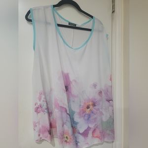 Vanilla Sugar top, floral print
